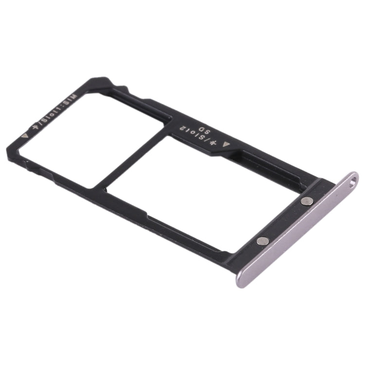 SIM Card Tray + SIM Card Tray / Micro SD Card for Huawei G8 (Grey) by buy2fix