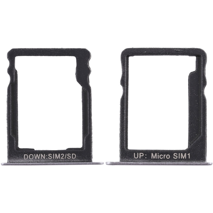 SIM Card Tray + SIM Card Tray / Micro SD Card for Huawei Enjoy 5s (Grey) by buy2fix