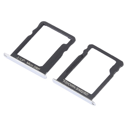 SIM Card Tray + SIM Card Tray / Micro SD Card for Huawei Enjoy 5s (Silver) by buy2fix