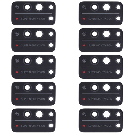 For Huawei Honor X10 5G 10pcs Back Camera Lens - Camera Series by buy2fix | Online Shopping UK | buy2fix
