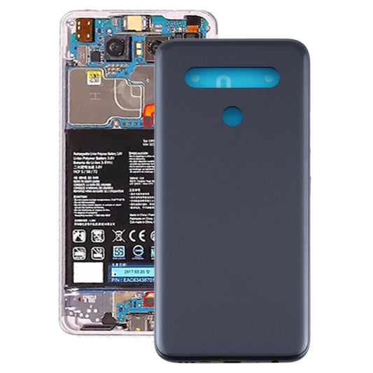 Battery Back Cover for LG Q61(Black) - For LG by buy2fix | Online Shopping UK | buy2fix
