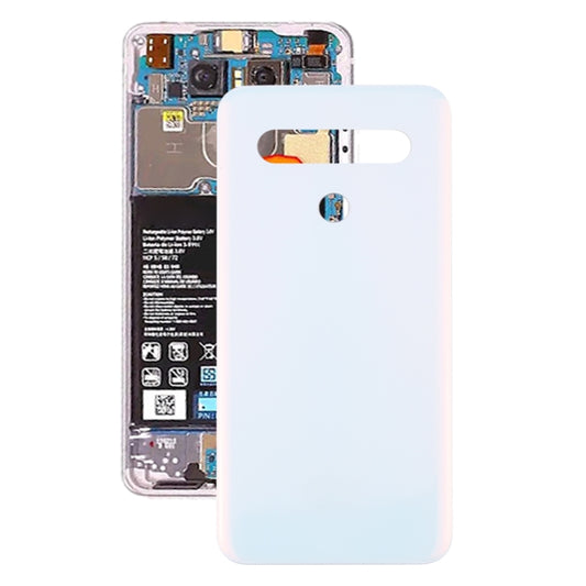 Battery Back Cover for LG Q61(White) - For LG by buy2fix | Online Shopping UK | buy2fix
