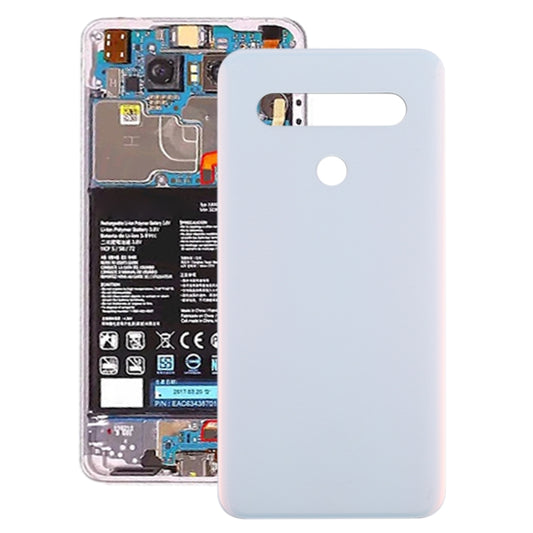 Battery Back Cover for LG Q51 / LM-Q510N(White) - For LG by buy2fix | Online Shopping UK | buy2fix
