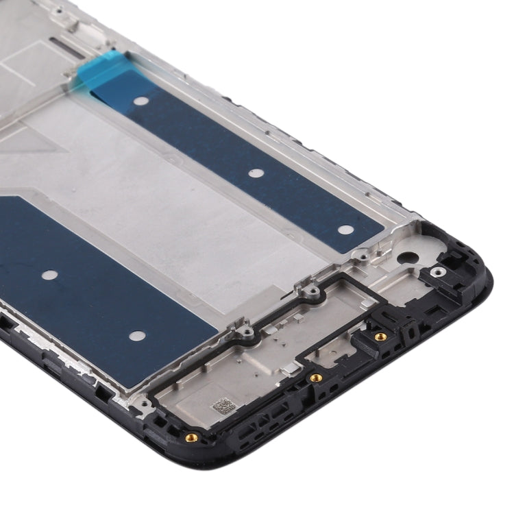 Middle Frame Bezel Plate for LG Q61 (Black) - For LG by buy2fix | Online Shopping UK | buy2fix