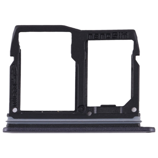 Nano SIM Card Tray + Micro SD Card Tray for LG Stylo 5 / Q720 LM-Q720MS LM-Q720TSW Q720CS (Black) - For LG by buy2fix | Online Shopping UK | buy2fix