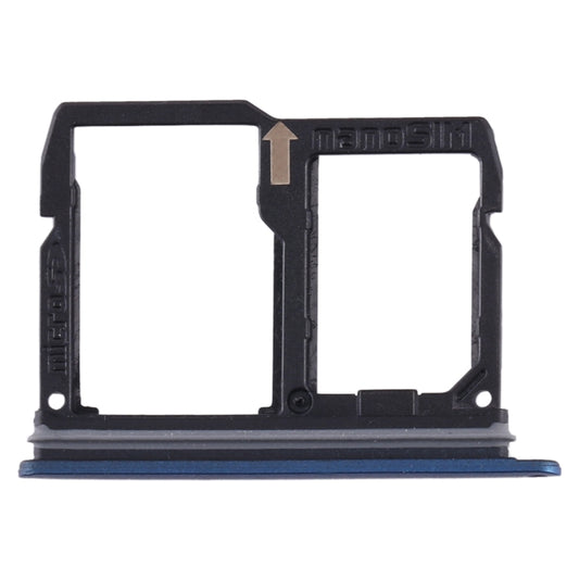 Nano SIM Card Tray + Micro SD Card Tray for LG Stylo 4 / Q Stylus Q710 / LM-Q710CS / LM-Q710MS / LM-Q710ULS / LM-Q710ULM / LM-Q710TS / LM-Q710WA (Blue) - For LG by buy2fix | Online Shopping UK | buy2fix