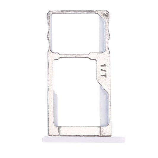For Meizu Meilan Metal SIM + SIM / Micro SD Card Tray  (White) - For Meizu by buy2fix | Online Shopping UK | buy2fix