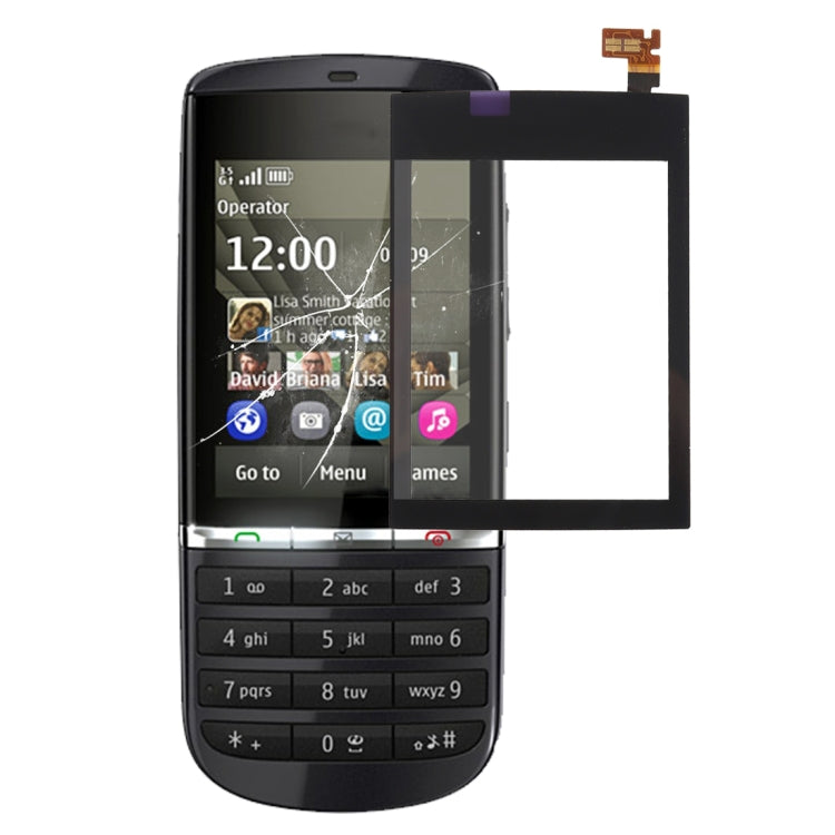 Touch Panel for Nokia Asha 300(Black) by buy2fix