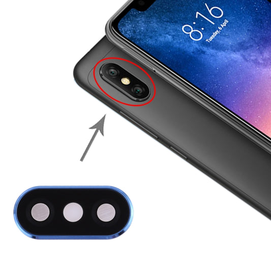10 PCS Camera Lens Cover for Xiaomi Redmi Note 6 Pro(Blue) - Camera by buy2fix | Online Shopping UK | buy2fix