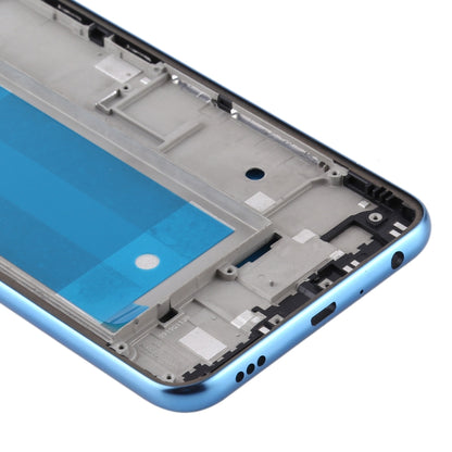 Middle Frame Bezel Plate for LG Q60 2019 / X6 2019 / X525BAW / X525ZA / X525HA / X525ZAW / LMX625N / X625N / X525 (Blue) - For LG by buy2fix | Online Shopping UK | buy2fix