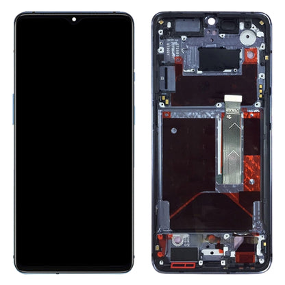 For OnePlus 7T HD1901 HD1903 HD1900 HD1905 Digitizer Full Assembly with Frame OEM LCD Screen (Baby Blue) - LCD Screen by buy2fix | Online Shopping UK | buy2fix