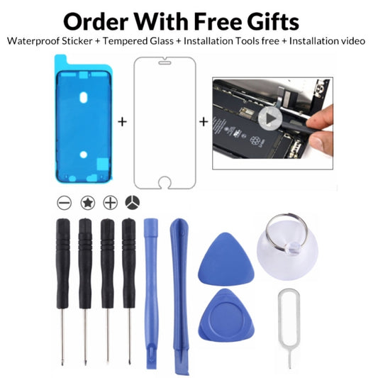 12 in 1 Repair Kits & Gifts (4 x Screwdriver + 2 x Teardown Rods + 2 x Triangle on Thick Slices + 1 x Eject Pin + 1 x Chuck + 1 x Waterproof Sticker + 1 x Tempered Glass) by buy2fix