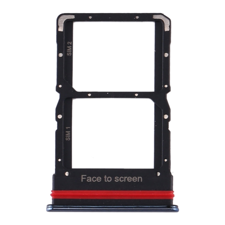SIM Card Tray + SIM Card Tray for Xiaomi Mi 10 Lite 5G (Black) - Card Tray by buy2fix | Online Shopping UK | buy2fix