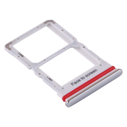 SIM Card Tray + SIM Card Tray for Xiaomi Mi 10 Lite 5G (Silver) - Card Tray by buy2fix | Online Shopping UK | buy2fix