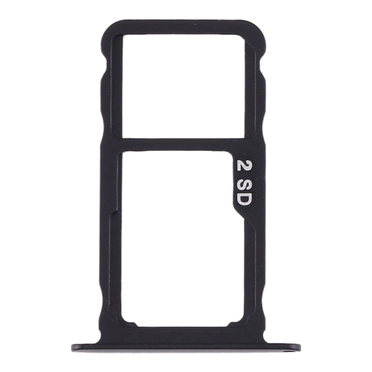 Original SIM Card Tray + SIM Card Tray / Micro SD Card Tray for Nokia X71 / TA-1172 TA-1167 TA-1188(Black) - Card Tray by buy2fix | Online Shopping UK | buy2fix