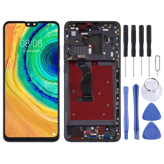Original OLED LCD Screen for Huawei Mate 30 Digitizer Full Assembly with Frame(Black) - LCD Screen by buy2fix | Online Shopping UK | buy2fix