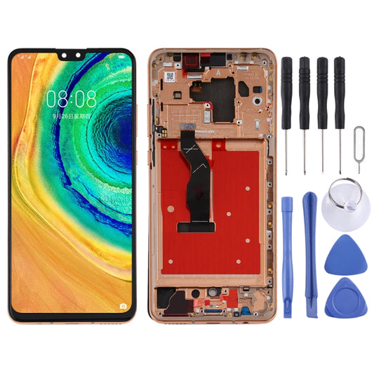 Original OLED LCD Screen for Huawei Mate 30 Digitizer Full Assembly with Frame(Orange) - LCD Screen by buy2fix | Online Shopping UK | buy2fix