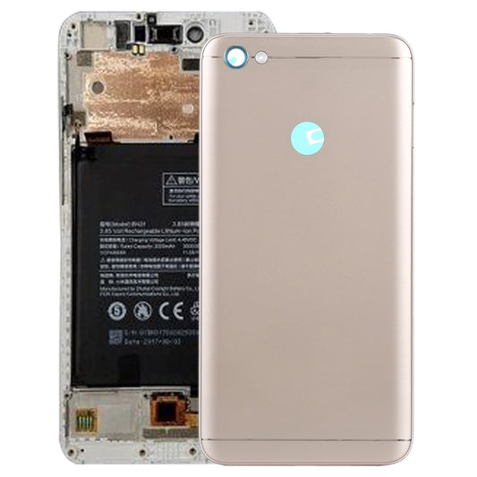 Back Cover with Side Keys for Xiaomi Redmi Note 5A Prime(Gold) - Back Cover by buy2fix | Online Shopping UK | buy2fix