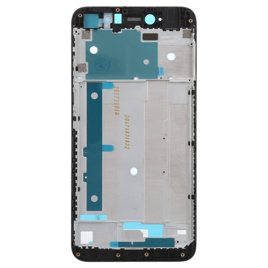 Front Housing LCD Frame Bezel for Xiaomi Redmi Note 5A Prime / Y1(Black) - Frame Bezel Plate by buy2fix | Online Shopping UK | buy2fix