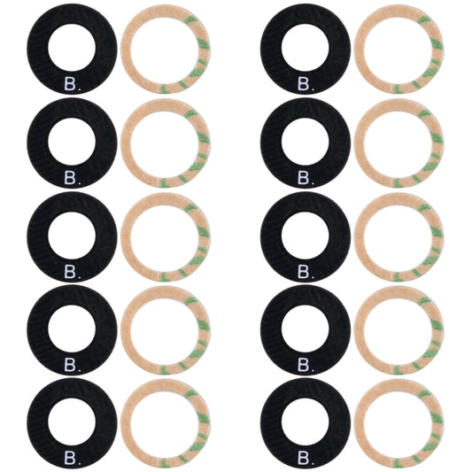 For Huawei Honor Play 7X 10pcs Back Camera Lens - Camera Series by buy2fix | Online Shopping UK | buy2fix