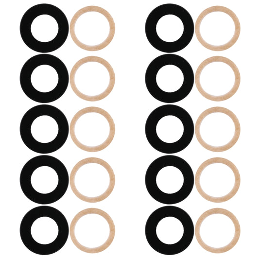 For Huawei P smart / Enjoy 7S 10pcs Back Camera Lens - Camera Series by buy2fix | Online Shopping UK | buy2fix