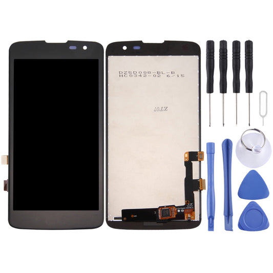 TFT LCD Screen for LG K7 / X210 / X210DS with Digitizer Full Assembly (Black) - For LG by buy2fix | Online Shopping UK | buy2fix