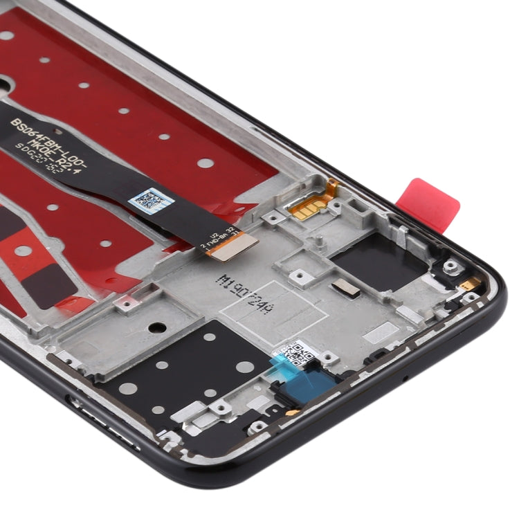 OEM LCD Screen for Huawei Nova 5i Digitizer Full Assembly with Frame(Black) by buy2fix