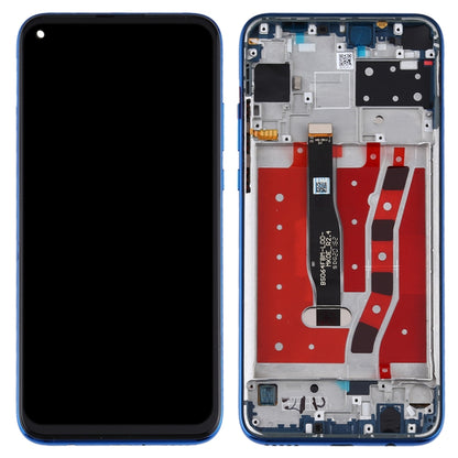 OEM LCD Screen for Huawei Nova 5i Digitizer Full Assembly with Frame(Blue) by buy2fix