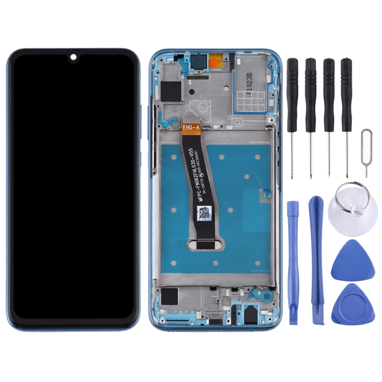 OEM LCD Screen for Huawei Honor 10 Lite Digitizer Full Assembly with Frame(Blue) by buy2fix