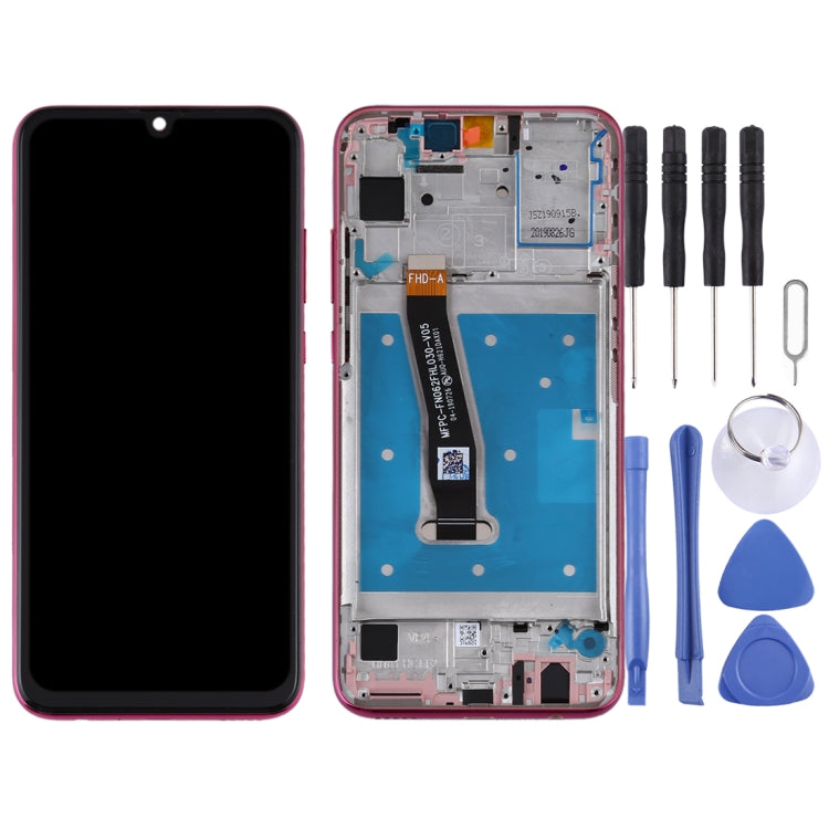 OEM LCD Screen for Huawei Honor 10 Lite Digitizer Full Assembly with Frame(Red) by buy2fix