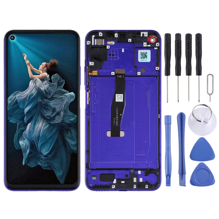 OEM LCD Screen for Huawei Honor 20 / Nova 5T Digitizer Full Assembly with Frame(Sapphire Blue) by buy2fix