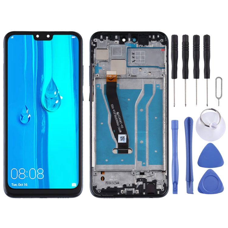 OEM LCD Screen for Huawei Y9 (2019) Digitizer Full Assembly with Frame(Black) - LCD Screen by buy2fix | Online Shopping UK | buy2fix