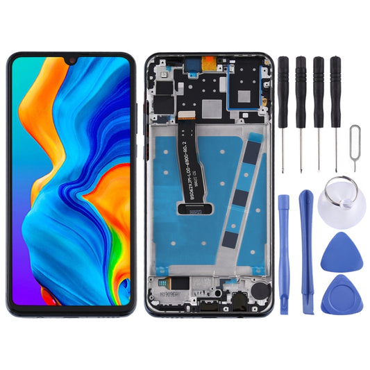 OEM LCD Screen for Huawei P30 Lite (RAM 4G / Standard Version) Digitizer Full Assembly with Frame(Black) - LCD Screen by buy2fix | Online Shopping UK | buy2fix