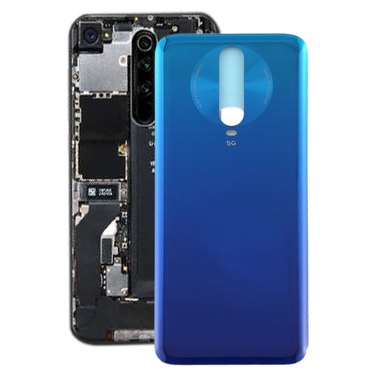 Glass Material Battery Back Cover for Xiaomi Redmi K30 5G(Blue) - Back Cover by buy2fix | Online Shopping UK | buy2fix