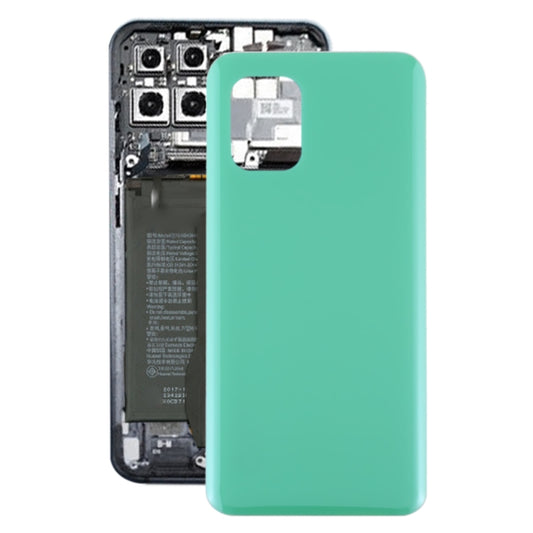 Glass Material Battery Back Cover for Xiaomi Mi 10 Lite 5G/Mi 10 Youth 5G(Green) - Back Cover by buy2fix | Online Shopping UK | buy2fix