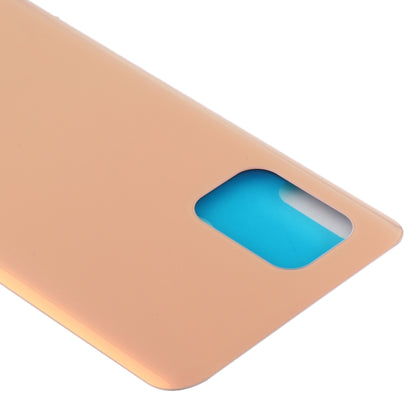 Glass Material Battery Back Cover for Xiaomi Mi 10 Lite 5G/Mi 10 Youth 5G(Gold) - Back Cover by buy2fix | Online Shopping UK | buy2fix