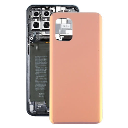 Glass Material Battery Back Cover for Xiaomi Mi 10 Lite 5G/Mi 10 Youth 5G(Gold) - Back Cover by buy2fix | Online Shopping UK | buy2fix
