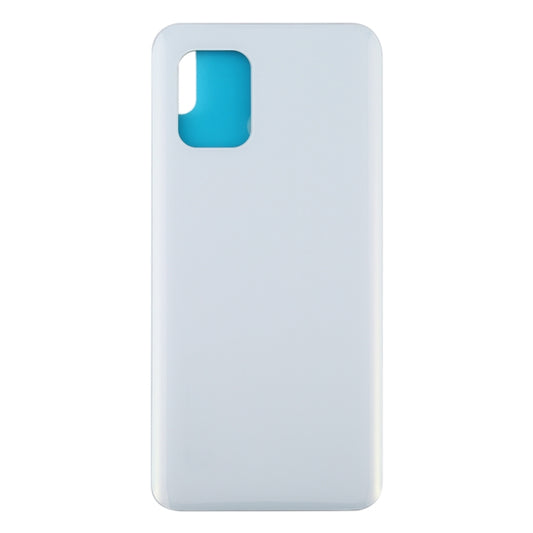 Glass Material Battery Back Cover for Xiaomi Mi 10 Lite 5G/Mi 10 Youth 5G(White) - Back Cover by buy2fix | Online Shopping UK | buy2fix