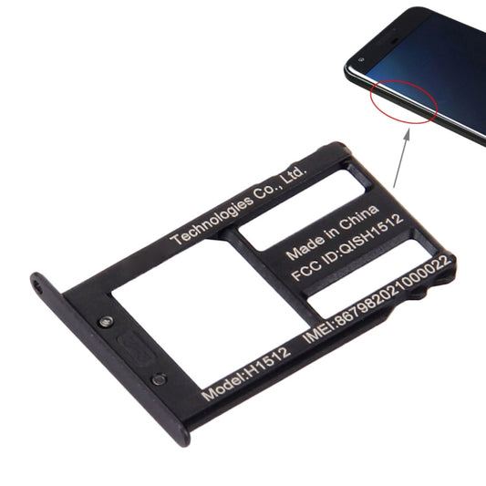 SIM Card Tray for Google Nexus 6P(Black) - Card Tray by buy2fix | Online Shopping UK | buy2fix