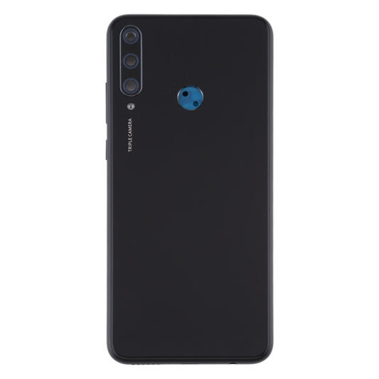 Original Battery Back Cover with Camera Lens Cover for Huawei Y6p(Black) - Back Cover by buy2fix | Online Shopping UK | buy2fix