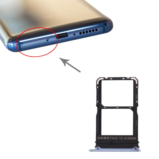 SIM Card Tray + SIM Card Tray for Xiaomi Mi 10(Grey) - Card Tray by buy2fix | Online Shopping UK | buy2fix