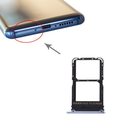 SIM Card Tray + SIM Card Tray for Xiaomi Mi 10(Grey) - Card Tray by buy2fix | Online Shopping UK | buy2fix