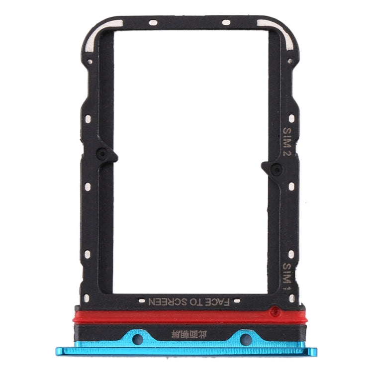 SIM Card Tray + SIM Card Tray for Xiaomi Mi 10(Blue) - Card Tray by buy2fix | Online Shopping UK | buy2fix