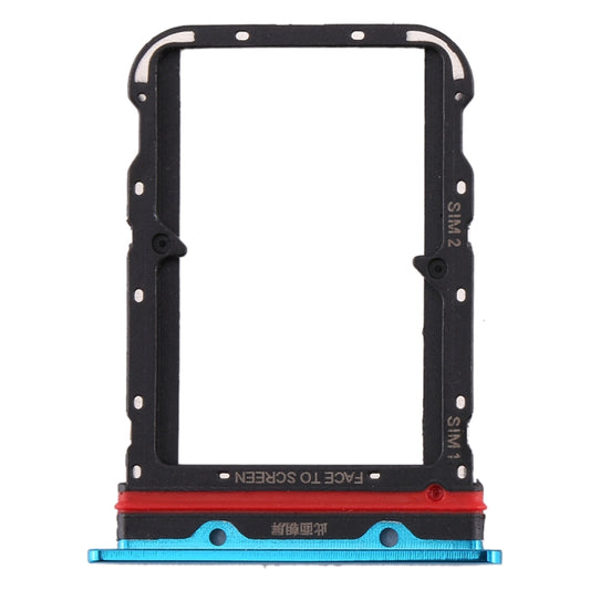 SIM Card Tray + SIM Card Tray for Xiaomi Mi 10(Blue) - Card Tray by buy2fix | Online Shopping UK | buy2fix