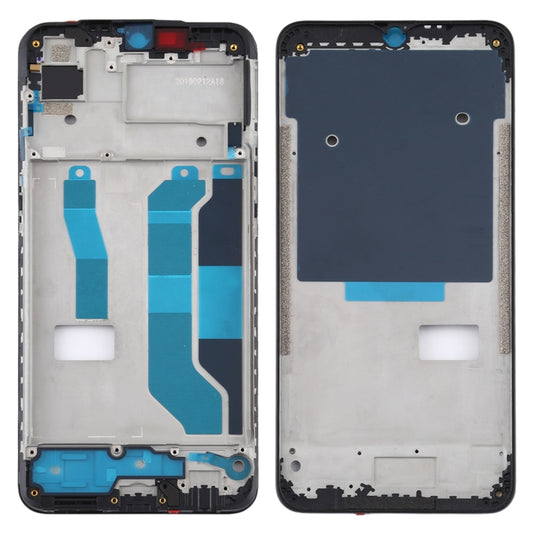 For OPPO Realme 3 Pro Front Housing LCD Frame Bezel Plate (Black) - Frame Bezel Plate by buy2fix | Online Shopping UK | buy2fix