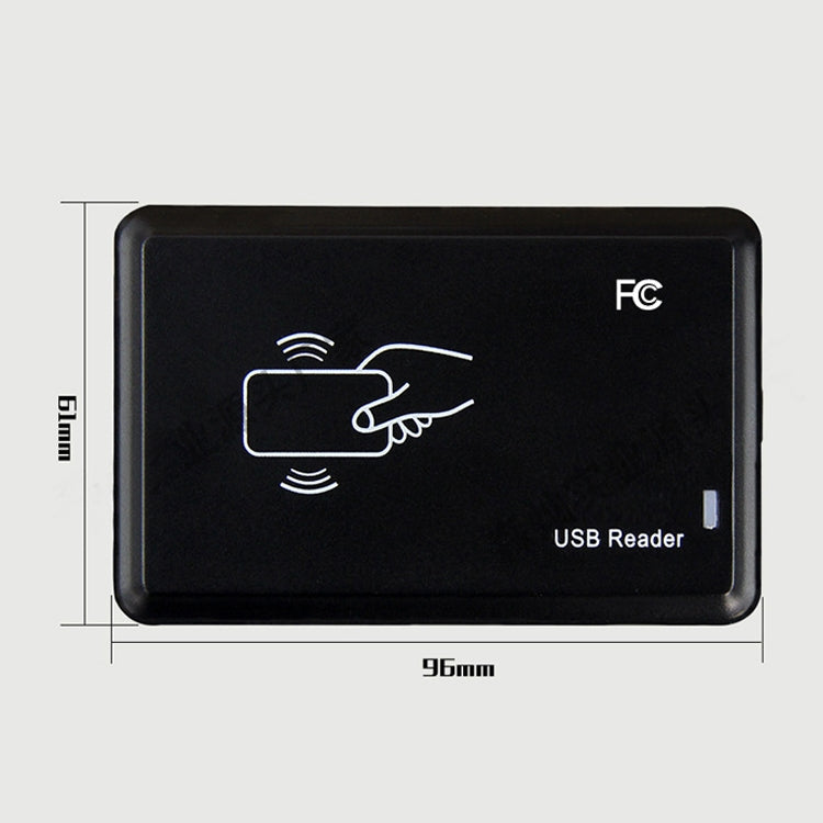 5W USB Interface Inductive Card Reader for IC / ID Card(Black) by buy2fix