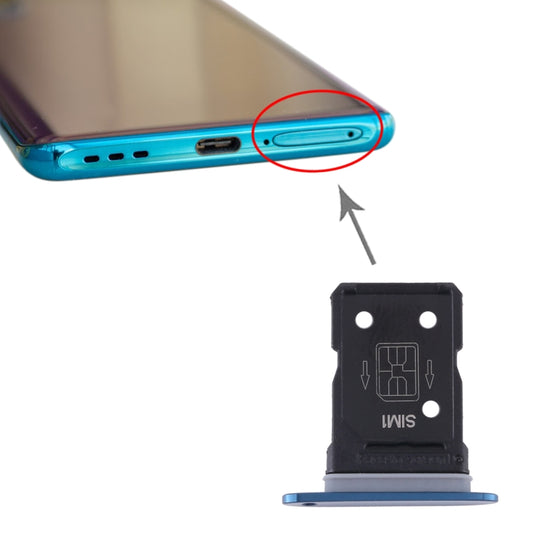 For OPPO Find X2 SIM Card Tray + SIM Card Tray (Blue) - Others by buy2fix | Online Shopping UK | buy2fix