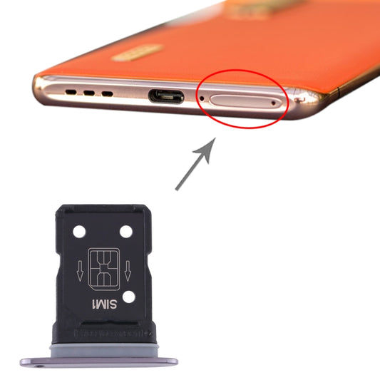 For OPPO Find X2 Pro SIM Card Tray + SIM Card Tray (Black) - Card Tray by buy2fix | Online Shopping UK | buy2fix