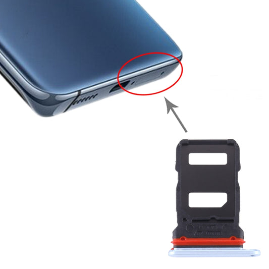 For Vivo X50 Pro SIM Card Tray + SIM Card Tray (Blue) - Card Tray by buy2fix | Online Shopping UK | buy2fix