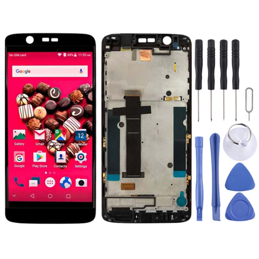 OEM LCD Screen for ZTE Axon 7 Mini / B2017 / B2017G Digitizer Full Assembly with Frame（Black) - For ZTE by buy2fix | Online Shopping UK | buy2fix